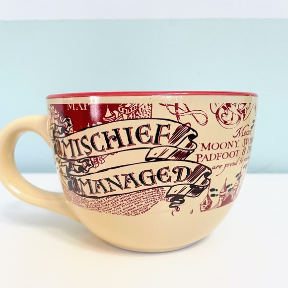 Harry potter the marauders map cup for soup or coffee - Picture 10 of 12
